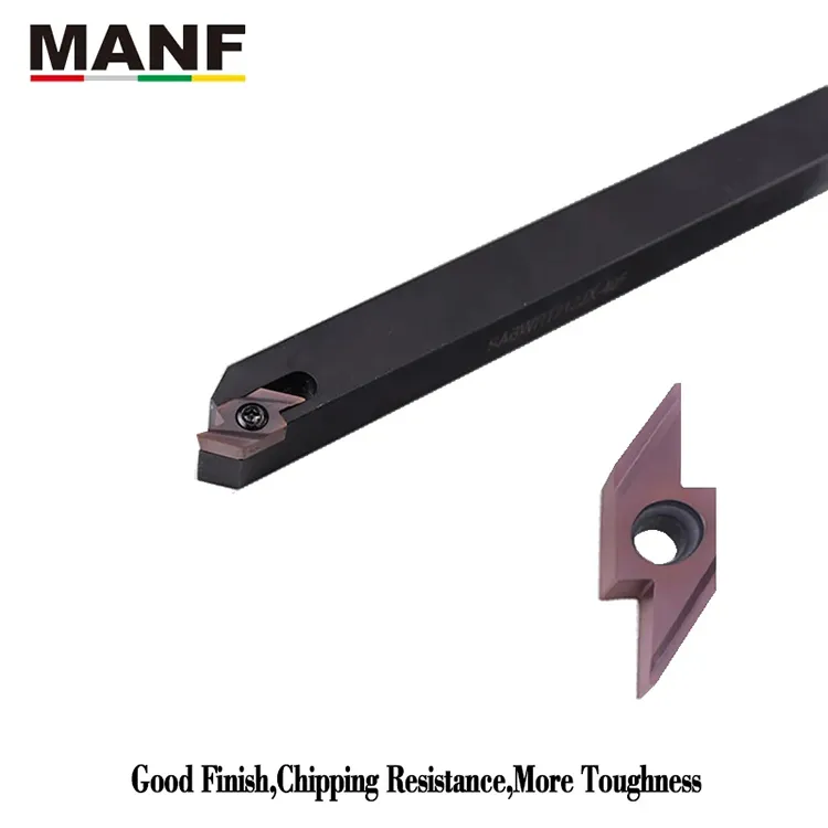 Plaquettes de rainurage en carbure de tungstène ABW15R