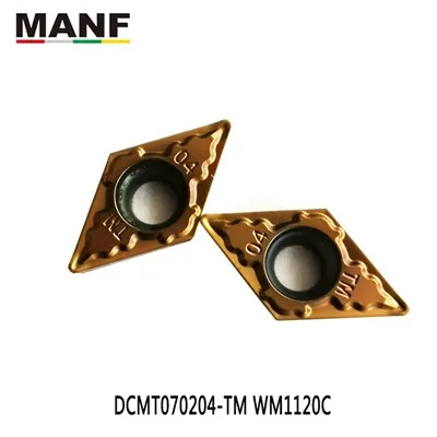 Outils de tournage DCMT07 Plaquettes en carbure